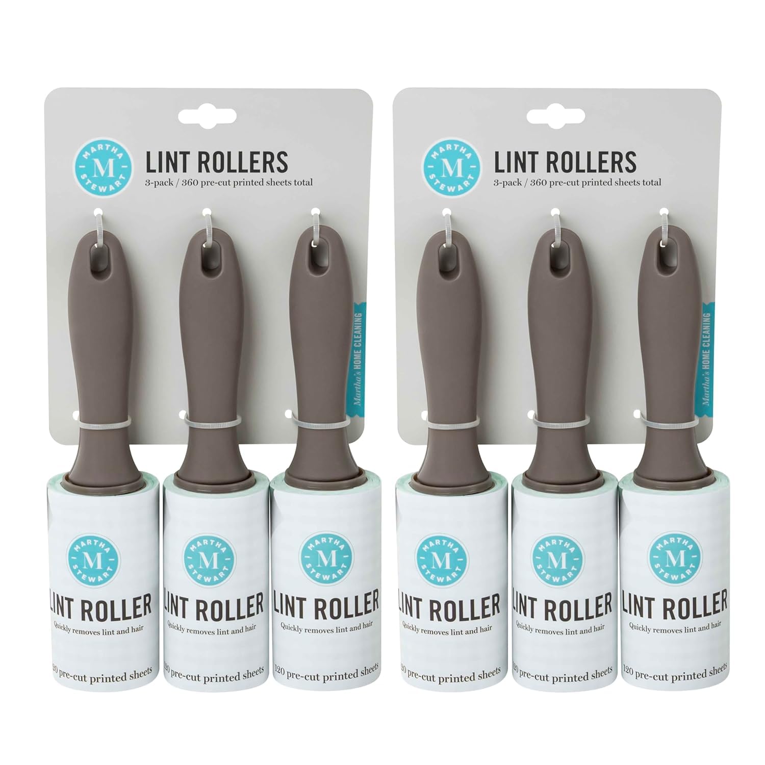 Amazon.com: Martha Stewart Lint Rollers, Gingham Pattern, 120